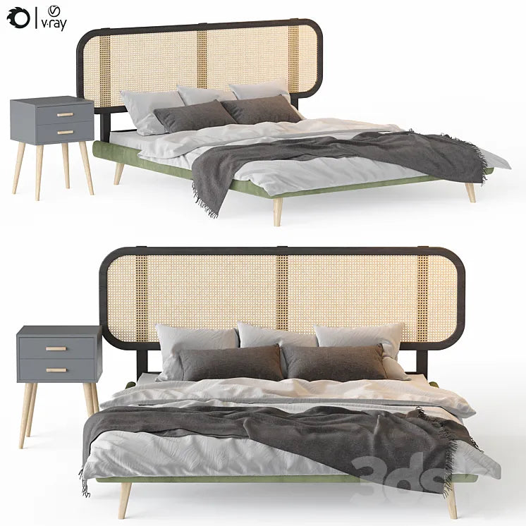Bed Male table Evaine 3DSMAX Model