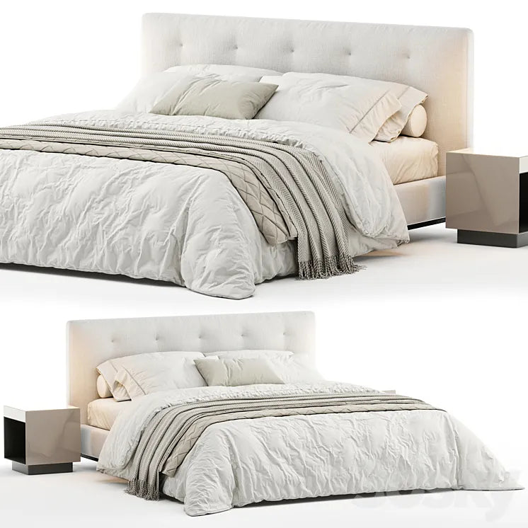 Bed minotti andersen quilt 3DSMAX Model