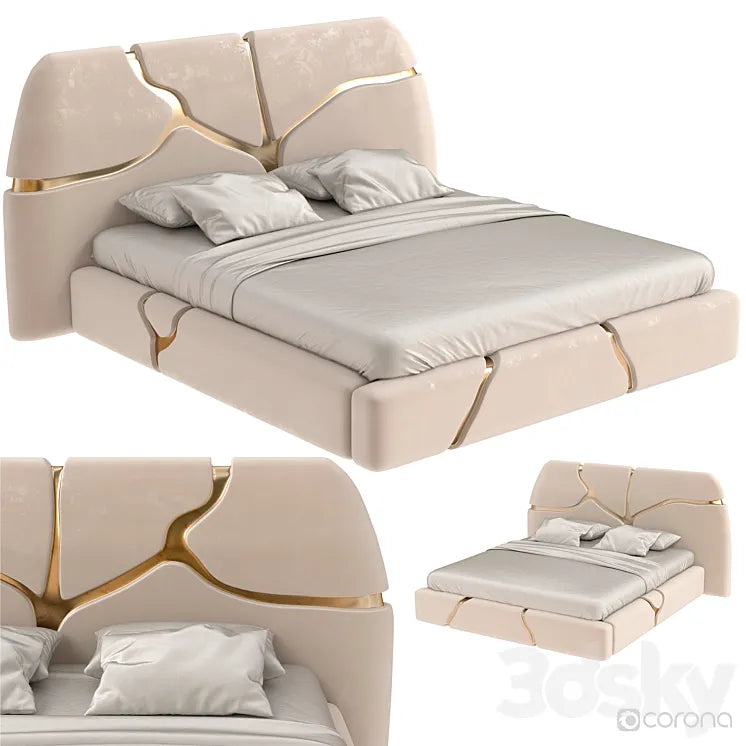 Bed Roberto Cavalli ELGON 3DSMAX Model