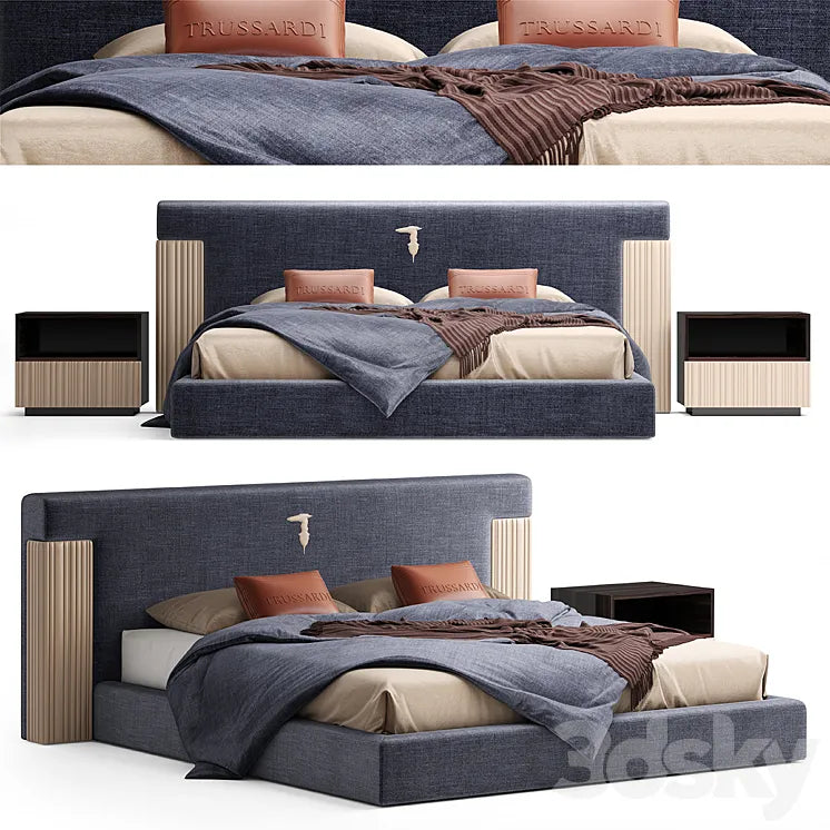 Bed trussardi DEVEN BED 3DSMAX Model