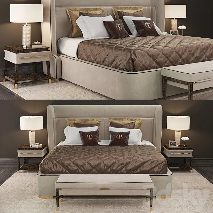 Bedroom set_Turri 3DSMAX Model