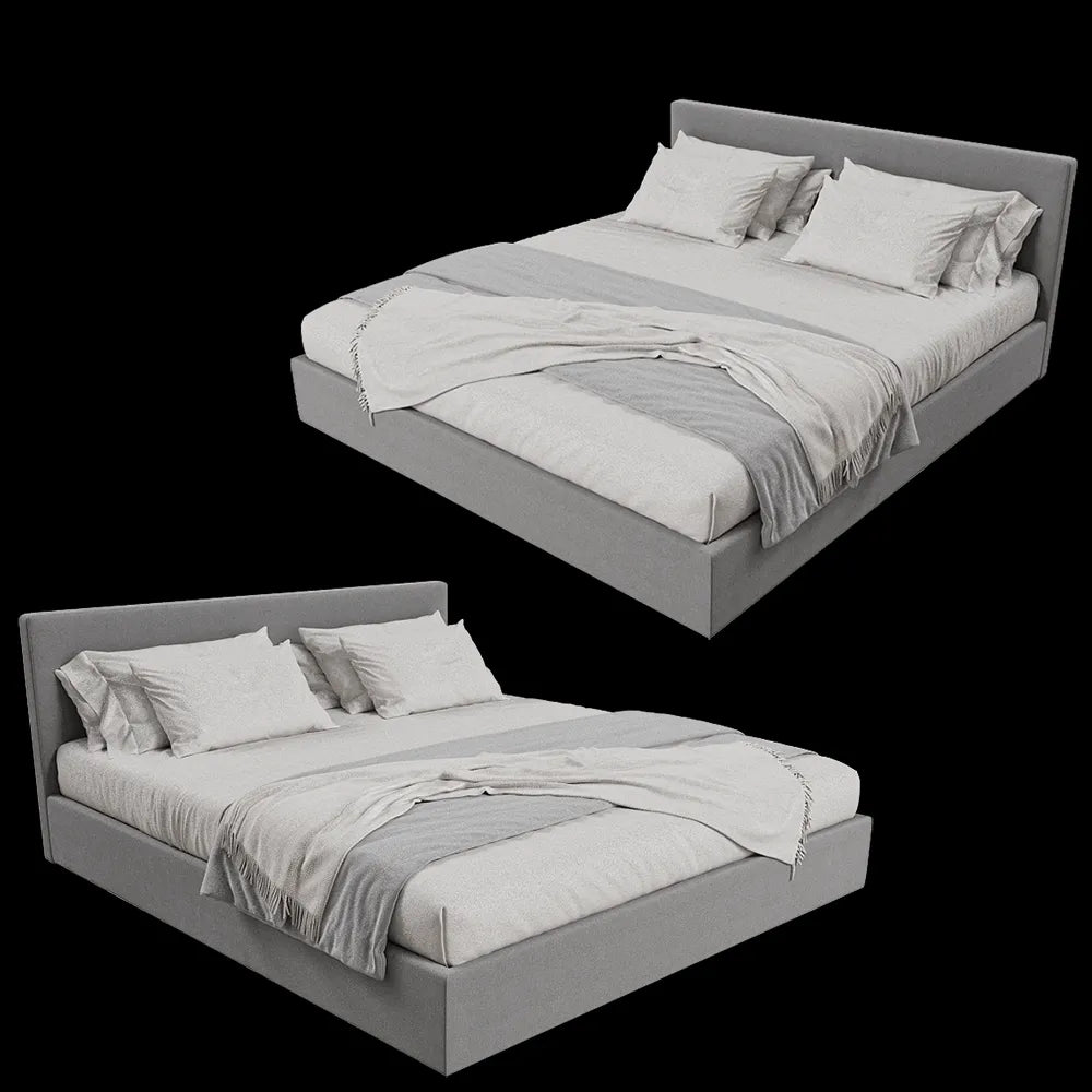 Beds one - Bed Plana 3ds Max