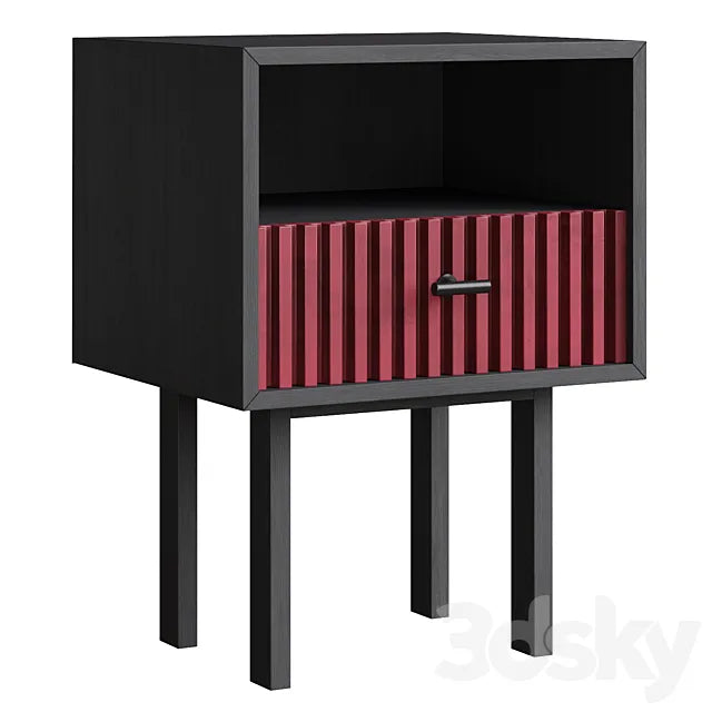 Bedside Emerson by Inmyroom 4 colors 3ds Max