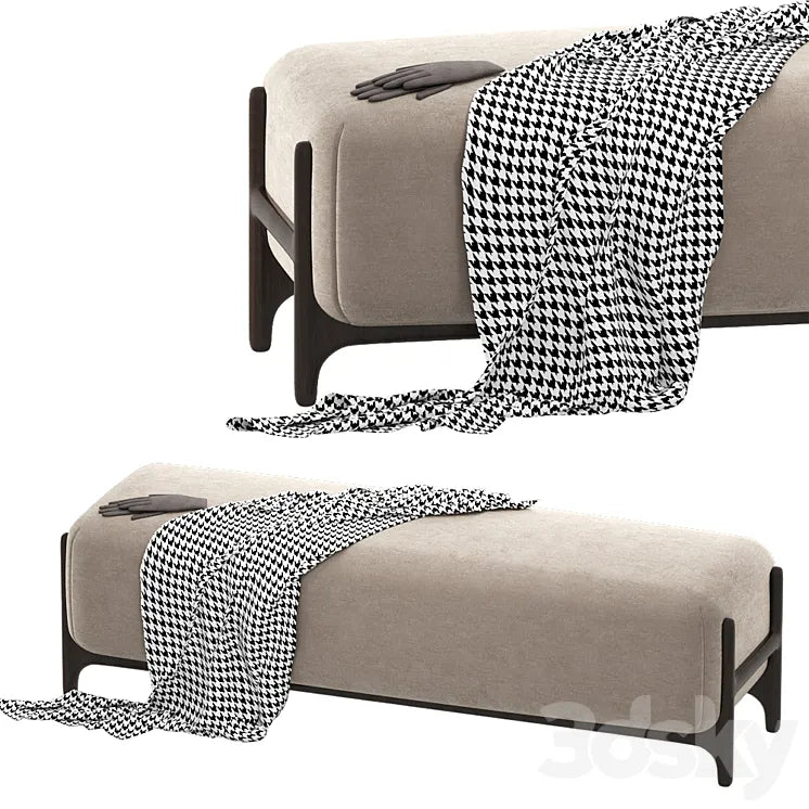 bedside pouf Vega ArchMebel 3DSMAX Model