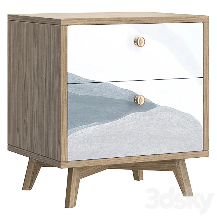 Bedside table Frame 3DSMAX Model