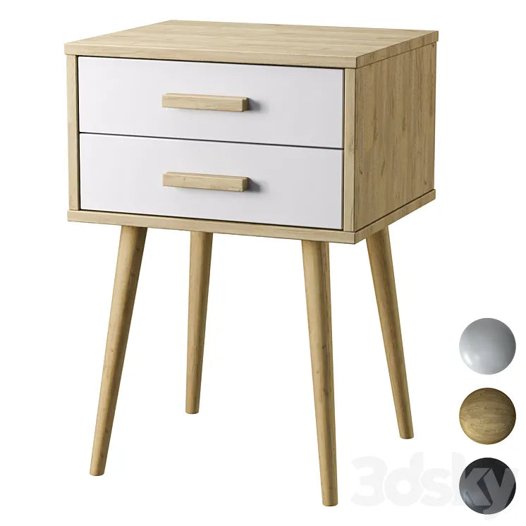 Bedside table Ivein Double 3DSMAX Model