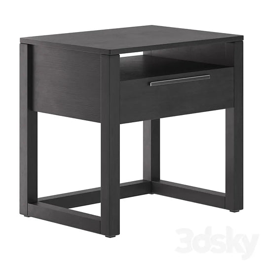 Bedside table Linea by Crate and Barrel 3DSMAX Model