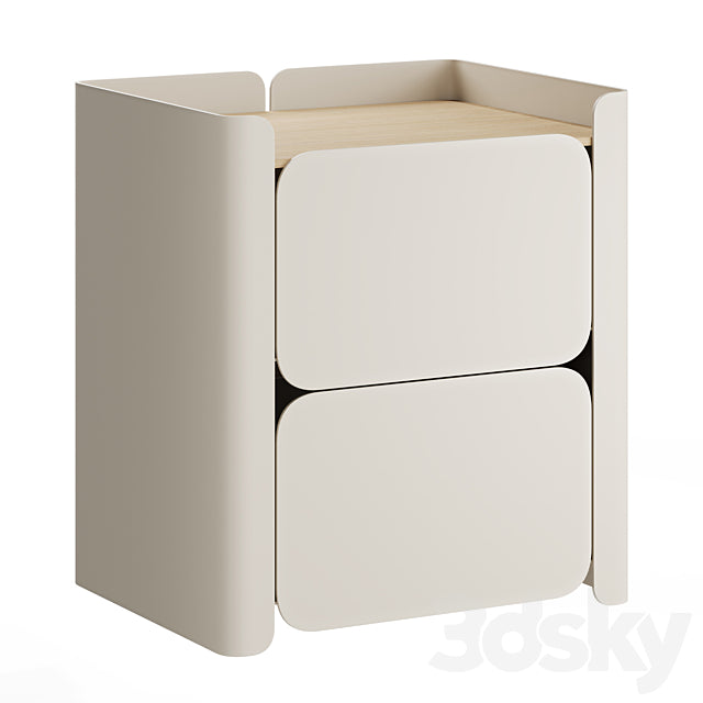 Bedside table Lirio by Hiro 3ds Max