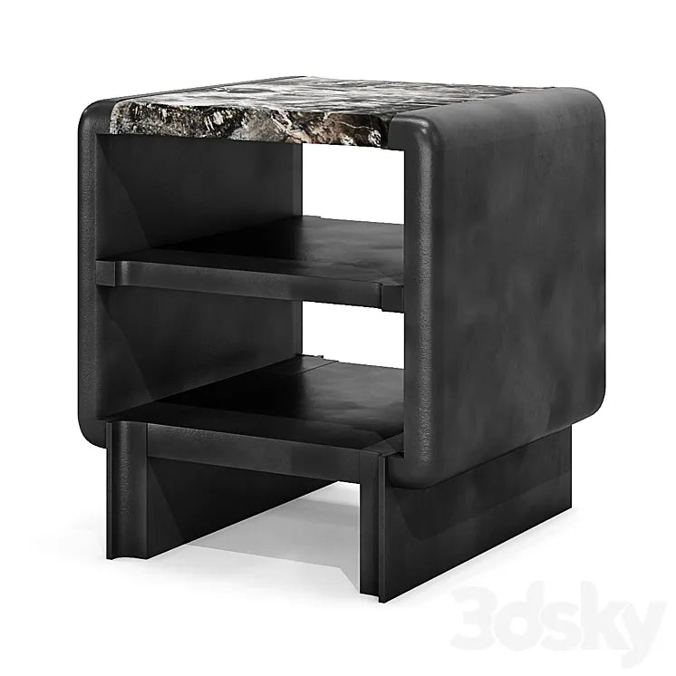 Bedside table / Thierry Lemaire - So Black 3DSMAX Model