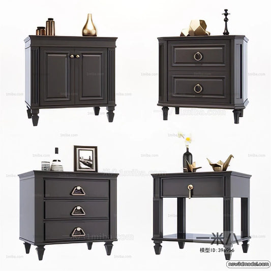 Bedside Tables – 3D Furniture Models – 038