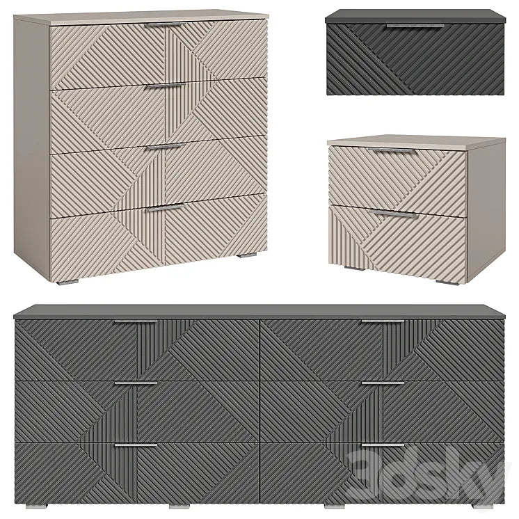Bedside tables / Chests Shelton from divan.ru 3DSMAX Model