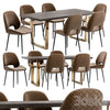 Beekman Dining Chair and Osaka Table 3DSMAX Model
