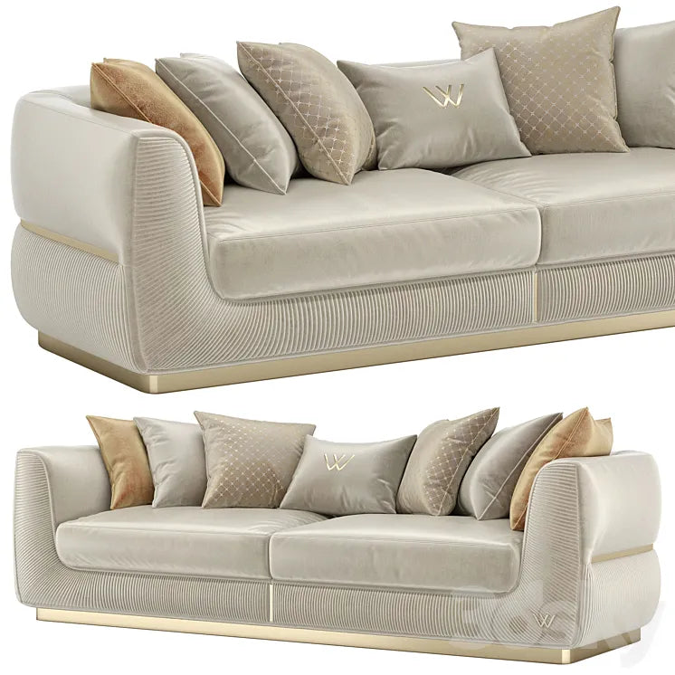 BELLONA Lorenzo W sofa 4 Seater 3DSMAX Model