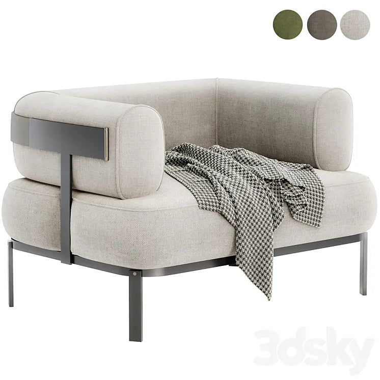 BELT Armchair By BAXTER design 3DSMAX Model