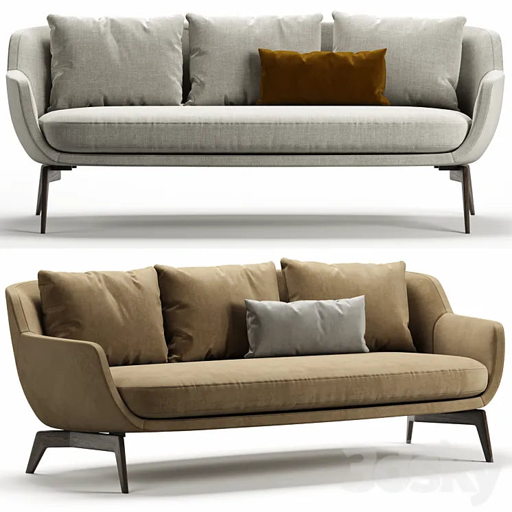 BELT sofa - Minotti 3DSMAX Model