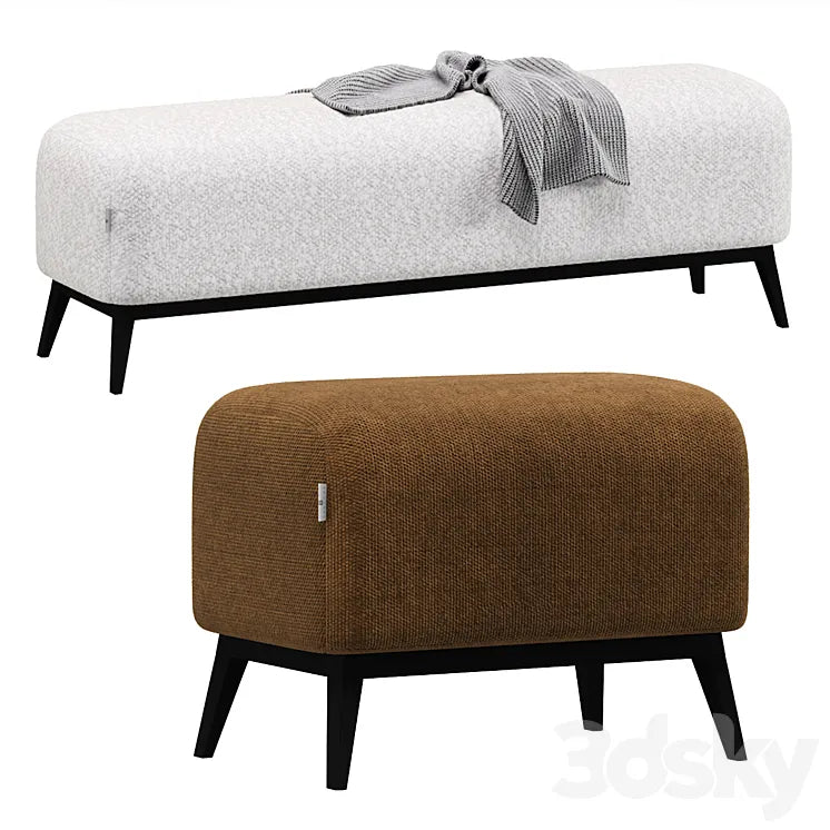 Bench Lincoln by Dantone Home 3DSMAX Model