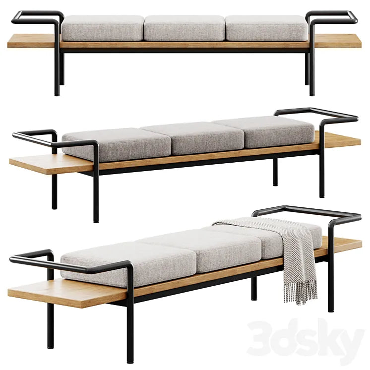 Bench T904 By Poltrona Frau 3DSMAX Model