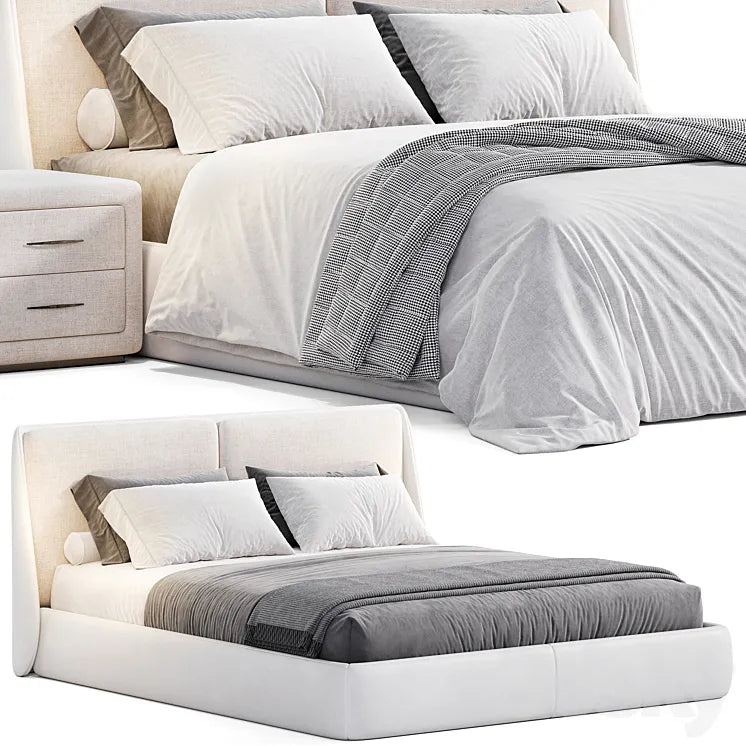 Bend bed by Ditre Italia 3DSMAX Model