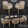 BENTLEY Kendal Chair and Bradley table 3DSMAX Model