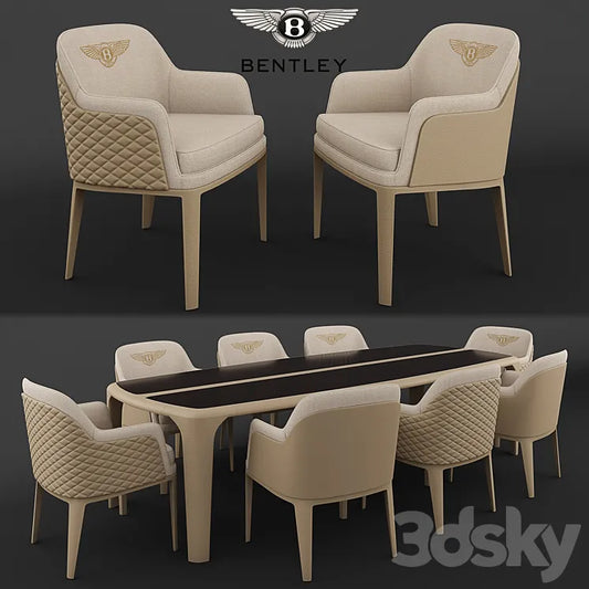 BENTLEY Kendal Chair and Bradley table 3DSMAX Model