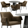 Bess dining chair and Alcor table 3DSMAX Model