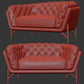 Sillón Calia Italia art nouveau modelo 3d