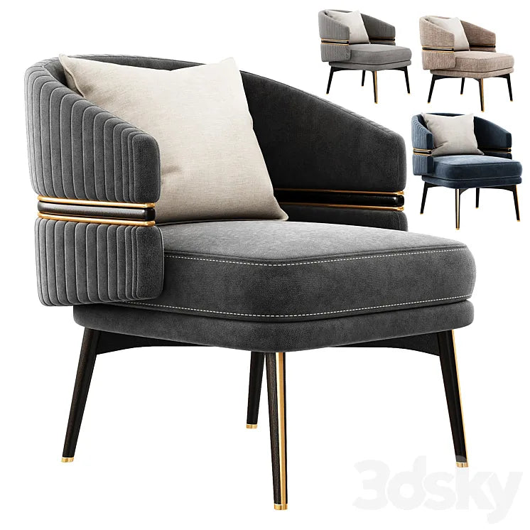Billy arm chair 3DSMAX Model