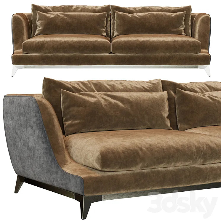 Black Tie Brando Sofa 3DSMAX Model