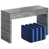 Black&white Indian Bone Inlay table by Loft concept 3DSMAX Model