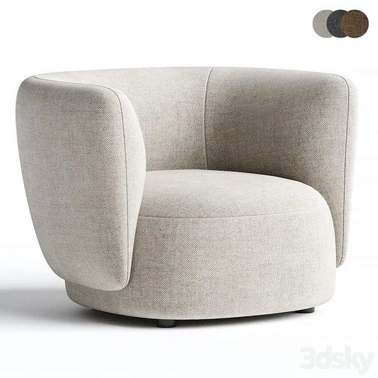BLOSSOM Armchair By Novamobili 3dsMax Model