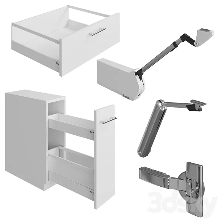 Blum Furniture Fittings 3DSMAX Model