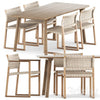 BM62 and BM61 Chair and Taro Table by Fredericia Furniture 3DSMAX Model