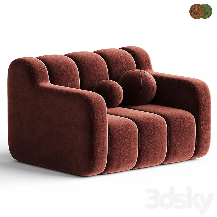 BOB HOME | Armchair By Bla Station 3DSMAX Model