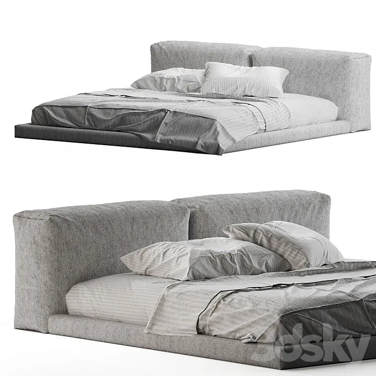 boca soft bed 1 3DSMAX Model