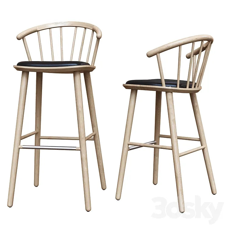 Bolia Sleek Hight Low Barstool 3DSMAX Model