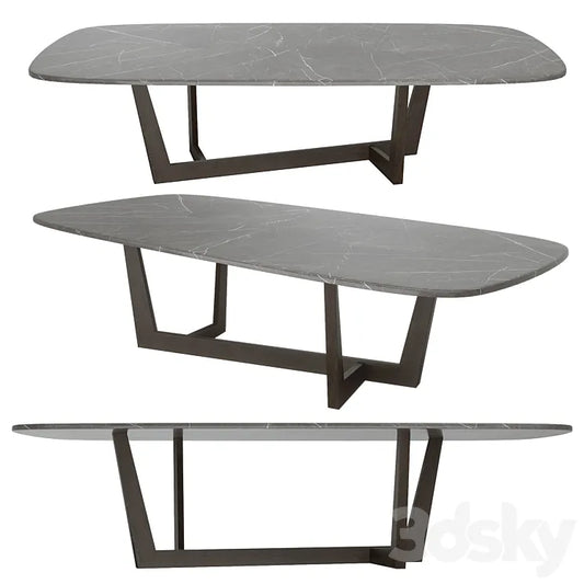 Bonaldo 'art wood' Barrel Tables 3DSMAX Model