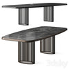 Bonaldo Luna Bianca Dining Tables 3DSMAX Model