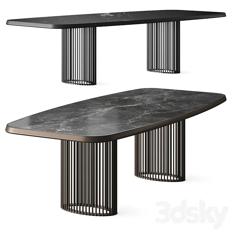 Bonaldo Luna Bianca Dining Tables 3DSMAX Model