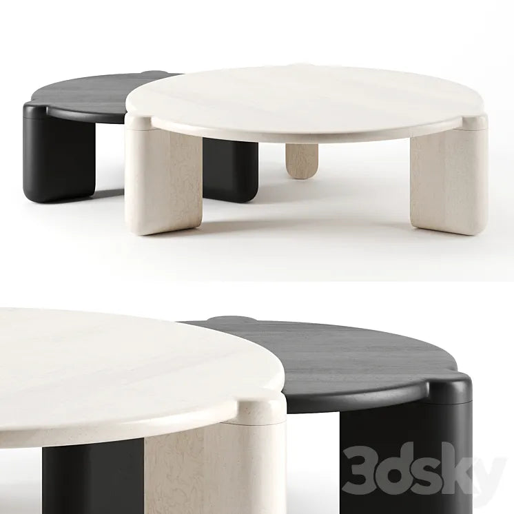 Bone coffee table by Radnor 3DSMAX Model