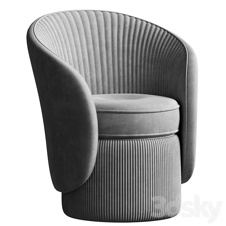 Booka armchair 3DSMAX Model