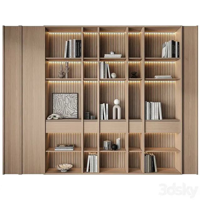 Bookcase 029 3dsMax Model