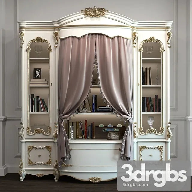 Bookcase alberto & mario ghezzani ru 1001 monnalisa 3D Model Free