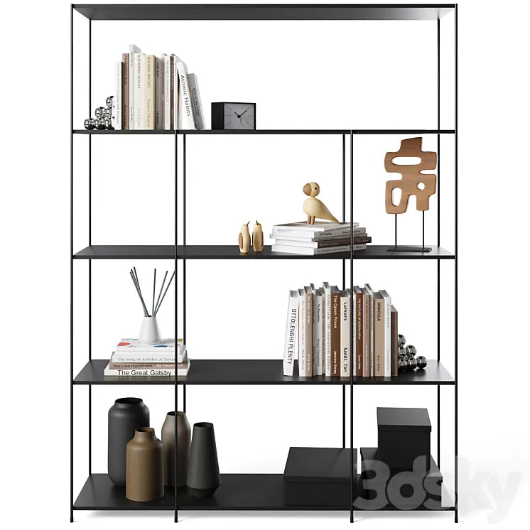 Bookcase Roma by Cosmo 3DSMAX Model
