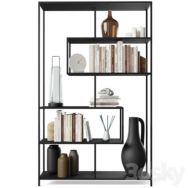 Bookcase Seaford 2 by Actona 3DSMAX Model