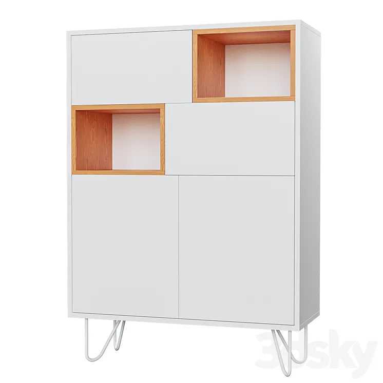 Bookcase Stanmore 3DSMAX Model