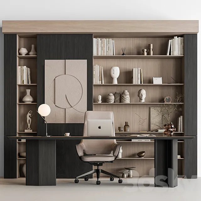 Boss Desk - Office Furniture 630 3ds Max