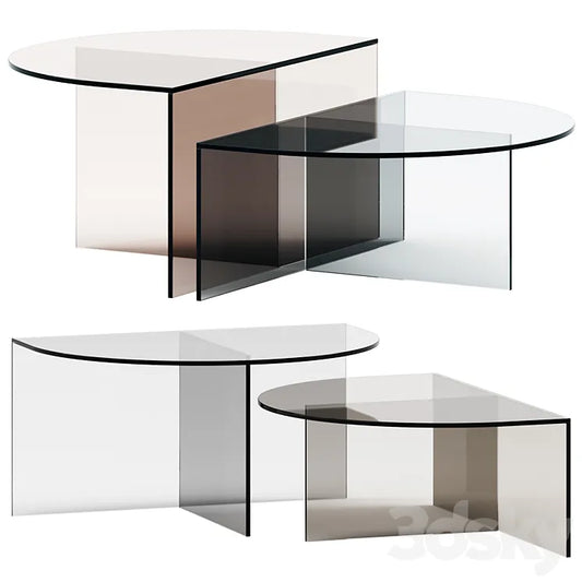 Botero Glass coffee table by NICOLINE 3DSMAX Model