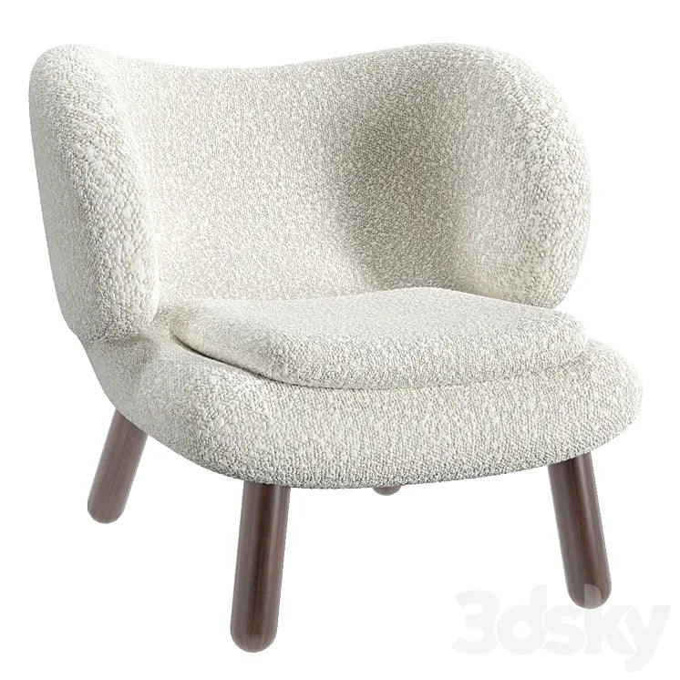 Boucle Caldwell White Loft Concept 3DSMAX Model