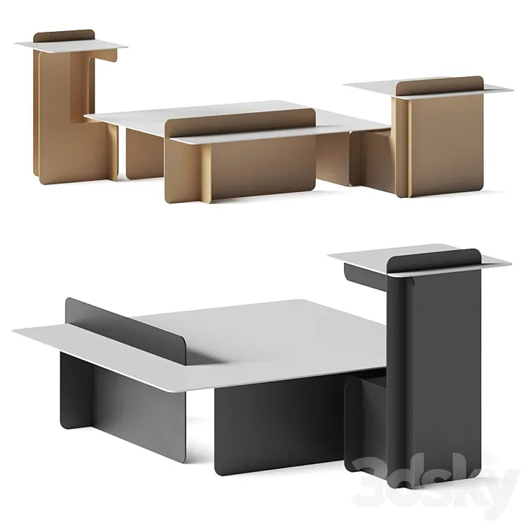 Bplan Bset Coffee Tables 3DSMAX Model
