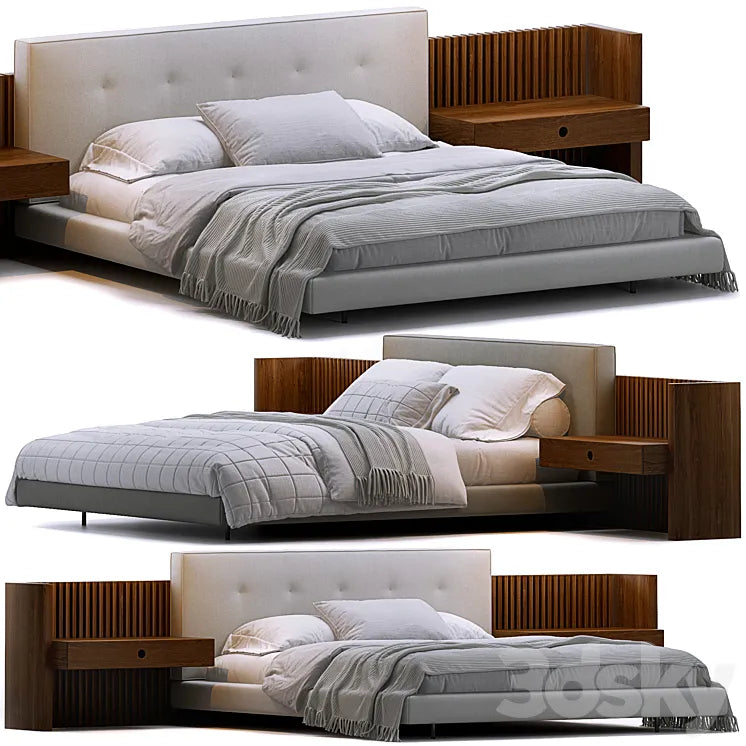 Brasilia bed by Minotti 3DSMAX Model